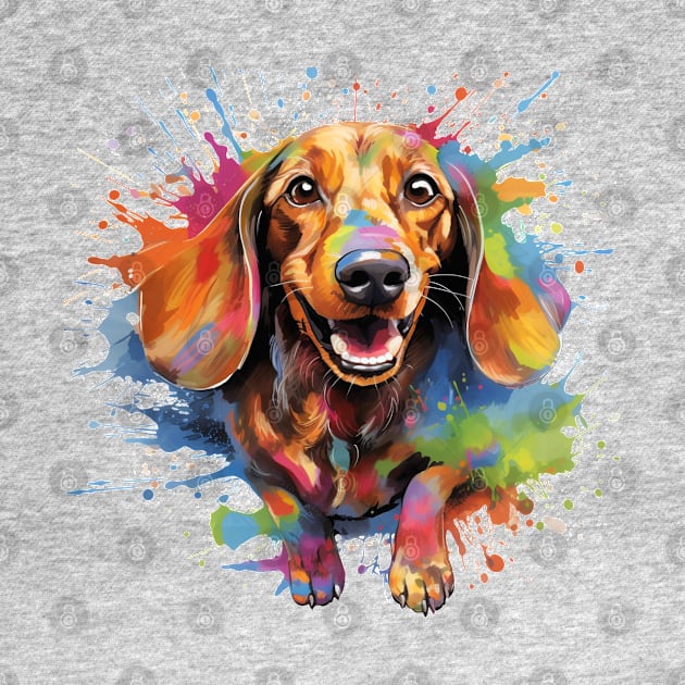 Dachshund Art by CunninghamWatercolors